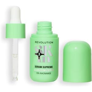 Revolution Skincare London Revolution SKin, Serum Supreme Clarifying Serum, Siero Purificante con 10% Niacinamide e Zinco, Idrata e Illumina, Vegano e Cruelty-Free, 30ml
