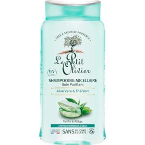 Le Petit Olivier di shampoo micellare, aloe vera e tè verde, da donna, 240 ml