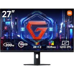 XIAOMI Monitor Gaming 2K 27 Pollici, 200Hz, 1ms GTG, HDR 400, P27QDB-RGGL