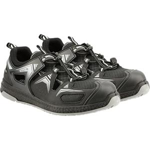 Högert Technik Schill - Sandali Antinfortunistici S1PS SR FO Neri 45 | Scarpe Antinfortunistiche da Uomo | Sandali da Lavoro | Sandali di Sicurezza Estivi |