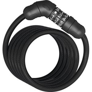 ABUS Serratura a Cavo spiralato Star 4508C/150 - Serratura a Combinazione in Cavo spiralato di 8 mm di Spessore - Livello di Sicurezza 2
