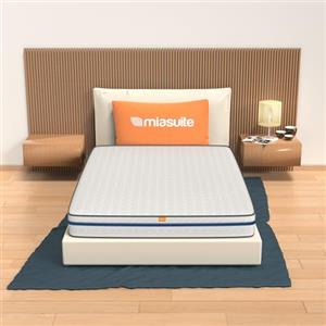 MiaSuite Materasso Memory Foam Francese 140X190 Alto 15 CM Ortopedico con Dispositivo Medico Materasso Simple