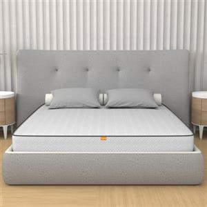 miasuite i sogni italiani Primavera Materasso con Dispositivo Medico Ortopedico e Rivestimento Cotton Anallergico ed Antiacaro, Water Foam e Poliuretano, Bianco, Matrimoniale, 160x190