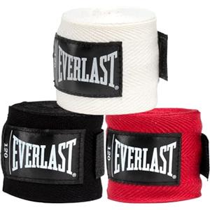 Everlast Core Fasce da Boxe (Nero,Bianco,Rosso) 305cm