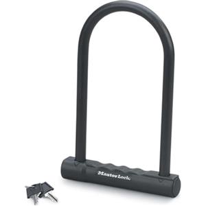 Master Lock Catena Bici U, Chiave, Supporto per il Trasporto, 8170EURDPRO, Da utilizzare con bici elettriche, da montagna, da strada, pieghevoli