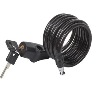 Master Lock Lucchetto Bici, Chiave, 1.8 m Cavo, Esterno, 8126EURDPRO, Utilizzare con Proteggere Bicicletta, Skateboard, Passeggino, Falciatore, Attrezzature Sportive, Nero