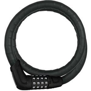 ABUS Serratura a cavo corazzato Steel-O-Flex Tresorflex 6615C + staffa SCLL - serratura a combinazione in cavo d'acciaio con armatura in manicotti d'acciaio - livello di sicurezza 5
