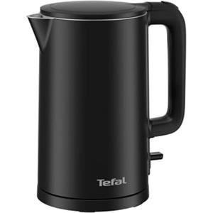 Tefal Bollitore elettrico TEFAL Thermo Protect, Safe to Touch, 1500W, nero e interno in acciaio inox, KO1408E0