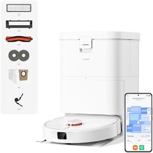 XIAOMI H50 Robot aspirapolvere con lavaggio e panno sollevabile, 10000 Pa