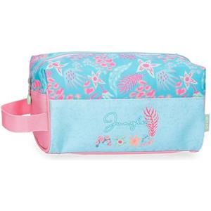 Enso Jungle Mood Beauty case Blu 23x12x10 cm Poliestere