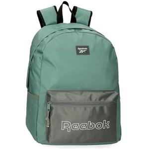 Reebok Arlo Mochila Casual Verde 34x43x15 cms Poliestere di Joumma Bags