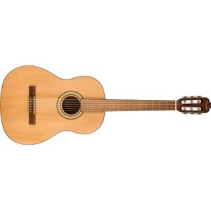 Fender Classic Design CN-25 in nylon con corde, tastiera in noce, chitarra acustica classica, naturale. Ideale per principianti