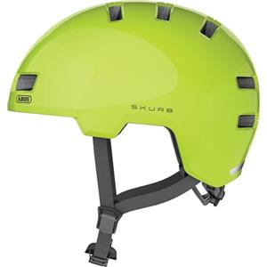 ABUS Casco da città Skurb - Casco da bici robusto per l'uso quotidiano, il pattinaggio, la BMX o il longboarding