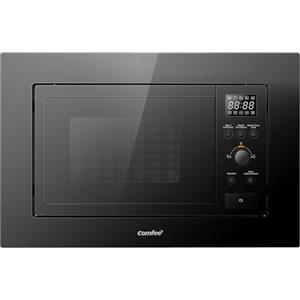 COMFEE' Forno a Microonde da Incasso Digitale, 20 Litri, 800W, Grill, 5 Livelli di Potenza, 8 Menù automatico, Funzione Defrost Rapido, Nero- CBMAG820BJL-BK