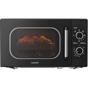 COMFEE' Forno a Microonde con Grill, 20 Litri, Microonde 700W, Grill 1000W, 5 Livelli di Potenza, Funzione Grill, Timer 1-35 min, Design Compatto, Nero-CMO-MG202NC(BK)