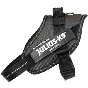 Julius-K9 Pettorina IDC Power, Taglia: Mini/S, 2TON (Nero-Grigio)