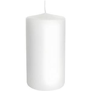 Cereria Di Giorgio - 12 Candele Cero - Ø 5 cm h. 8 cm - Bianco Cloud