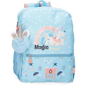 Enso Magic Summer Zaino da passeggio blu 27 x 33 x 11 cm Poliestere, blu, Taglia unica, Zaino da passeggiata
