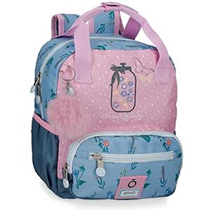 Enso We Love Flowers Zaino piccolo rosa 23 x 28 x 10 cm poliestere 6,44 l, Rosa, Zaino piccolo