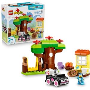 LEGO DUPLO Bluey Pizzaiole con Muffin e Bluey - Giochi Didattici per la Motricità Fine - Set Montessori con Auto, 2 Personaggi, Albero e Altalena - Regalo per Bambine e Bambini da 2 Anni in su - 10469