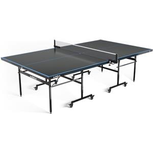 JOOLA Tavolo da ping pong professionale per esterni, J100A, in alluminio, resistente alle intemperie, pieghevole, 274 x 152,5 x 76 cm, colore: antracite/blu
