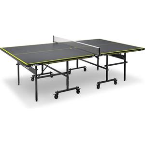 JOOLA Inside J15 - Tavolo da ping pong pieghevole per interni, montaggio rapido, con rete, grigio, 274 x 152,5 x 76 cm