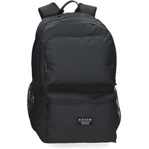 Movom Miller Zaino Adattabile per PC Portatile, realizzato in Poliestere con Dettagli in Pelle Sintetica, ideale come Bagaglio a Mano. Spallacci larghi ed ergonomici. Di Joumma Bags