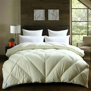 GYMIGE Piumino Invernale in Piuma D'Oca/Anatra Bianca, con Fodera in Cotone, Spesso, per Letto Singolo, Matrimoniale, Matrimoniale, King Size