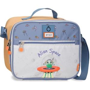 Enso Alien Space Borsa a tracolla porta alimenti termico Beige 25x21x11 cm Poliestere