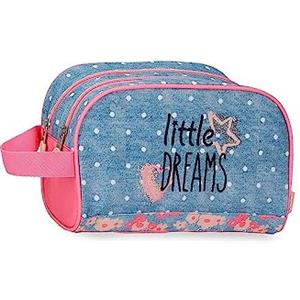 Enso Little Dreams Rosa Borsa da toilette adattabile 26x16x11 cm in poliestere...