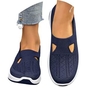 Generico Scarpe Ortopediche Donna Senza Lacci Sneakers Morbide Comode Ginnastica Scarpe Traspiranti Estive Sportive Sneakers Antiscivolo Leggere Camminare 2025