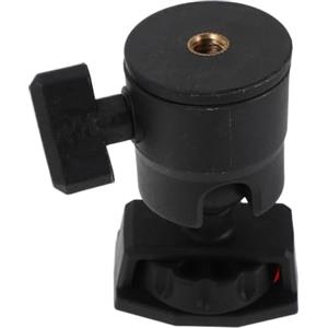 Toyvian Supporto Testa Sfera per Treppiede Filettatura 1/4, Struttura in Lega e Plastica, Rotazione Panoramica a 360°, per Ring Light e Live Streaming