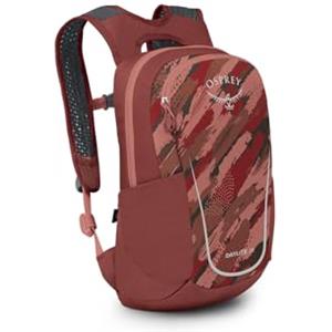 Osprey Daylite Jr Kids Children's Backpack Brush Strokes Print/Red Canyon O/S