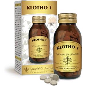 Dr Giorgini KLOTHO 1 pastiglie - 90 g (Integratore alimentare con GABA e a base di principi vegetali e nutrivi)