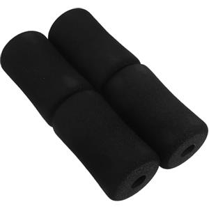 Beaupretty Set di 4 Imbottiture in Schiuma per Attrezzatura Ginnica, Nero | Supporto Ammortizzante, Foro Interno 22mm e Diametro Esterno 75mm, per Panca Addominali e Manutenzione