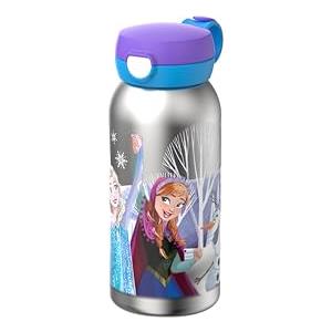Mepal - Borraccia in acciaio inox con coperchio ribaltabile, per bambini, con tappo igienico, 600 ml, motivo: Frozen Friends