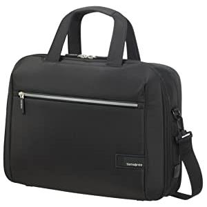 Samsonite Litepoint - borsa per laptop espandibile 15,6 pollici, 40,5 cm, 17,5/22 L, nero (nero)