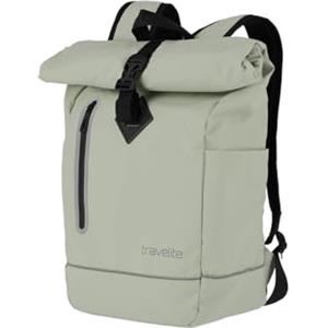 travelite Zaino rolltop impermeabile, zaino da bicicletta, zaino per il tempo libero con chiusura rolltop e catarifrangenti, BASICS, 48 cm, 19 L