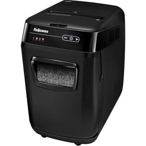 Fellowes Distruggi Documenti Automatico AutoMax 200M, a Microframmento, 200 Fogli, per Uso a Casa o in Ufficio
