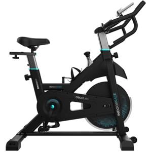 Cecotec Cyclette Indoor con Volano da 20 kg DrumFit Indoor 20000 Race. Cardiofrequenzimetro, Display LCD, Supporto per Dispositivi e Bottiglia, Manubrio Sportivo, Ruote, Sella Regolabile