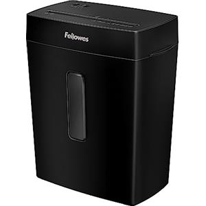 Fellowes Distruggi documenti a frammento FS-8C, 8 fogli, per casa e piccolo ufficio, uso personale, cestino da 15 litri, distruggidocumenti nero [ESCLUSIVA AMAZON]