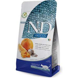 russo mangimi N&d ocean cat herring&orange pumpkin 5 kg
