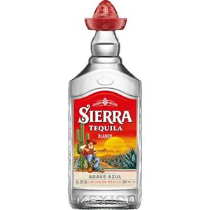 Sierra Tequila Blanco 500 ml 34% Vol - Tequila Bianca Messicana con Aroma di Agave dal Gusto Fresco e Agrumato, Ideale per Margarita e Cocktail