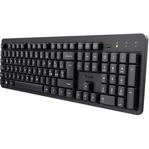 Trust Ody II Tastiera Wireless Silenziosa Layout Italiano QWERTY, Nero