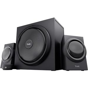 Trust Yuri Set di Altoparlanti 2.1 con Subwoofer 120W, Casse Per PC, Nero