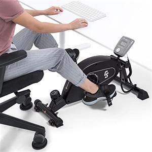 Capital Sports Cyclette Professionale da Casa, Cyclette da Seduti, Pedaliera Riabilitazione, Mini Pieghevole con 8 Livelli di Resistenza, Con App e Bluetooth, da Camera Professionale