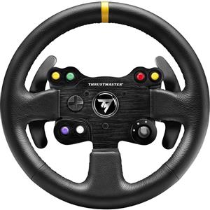 Thrustmaster TM Leather 28 GT Ruota Add-On in pelle (PC, PS3, PS4, Xbox One S, Xbox One X, Xbox Series S, Xbox Series X), Controller gaming, Nero