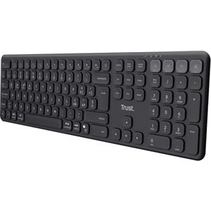 Trust Vaiya Tastiera Wireless Bluetooth + 2.4 GHz Layout Italiano QWERTY
