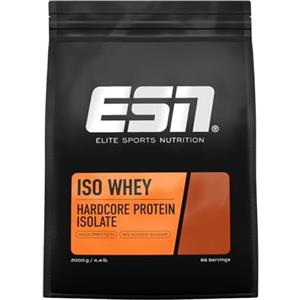 ESN IsoWhey Hardcore Protein Powder, Cioccolato, 2 kg | Fino a 26 g di proteine per porzione, made in Germany