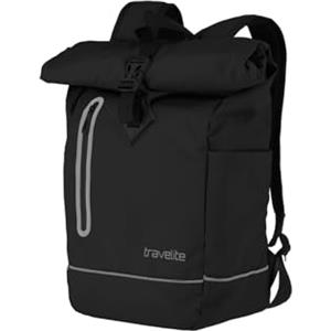 travelite Zaino Bagaglio a Mano con Chiusura Roll-Top BASICS, 48 cm, 19 Litri, Impermeabile